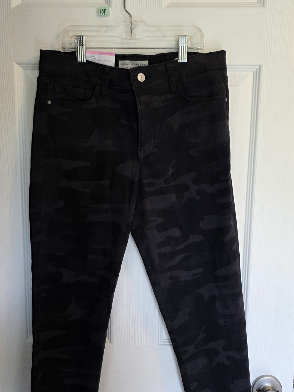 Sanctuary Women's Black Camo Skinny Jeans